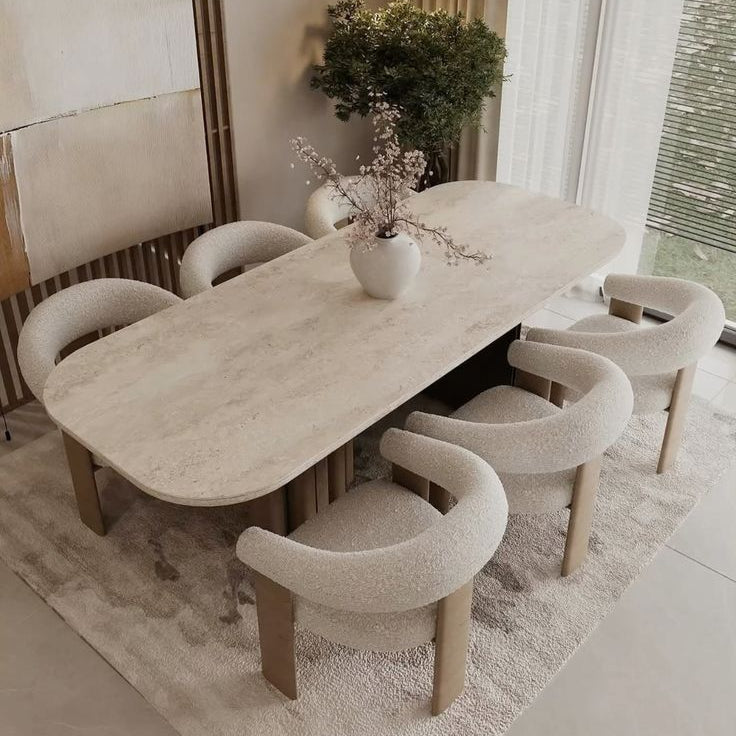Modern Luxe 6-Seater Dining Set