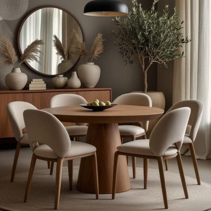 Solid Wood Table & Chair Set