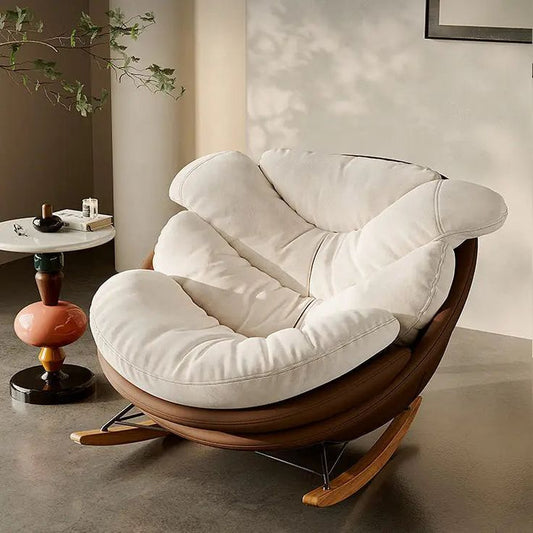 Modern Rocking Swivel Lounge Chair (Cocoon Design)